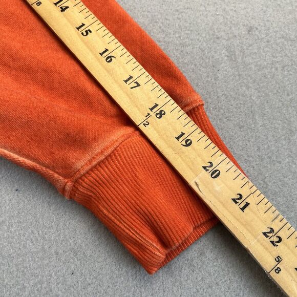 NWT Saturdays‎ NYC Grande Peace Hyper Orange Long Sleeve Drawstring Hoodie S - Picture 10 of 16